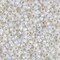 Miyuki 8 Round Seed Bead, 8-551, GiLight Lined Opal (Like DB 221), 10 grams